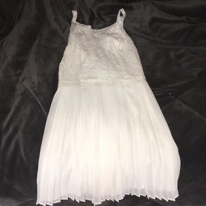 Hollister lace white dress